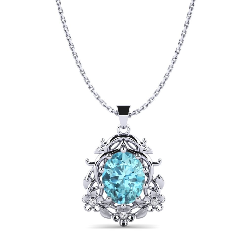 Blue Zircon Women's Pendant Entrekin