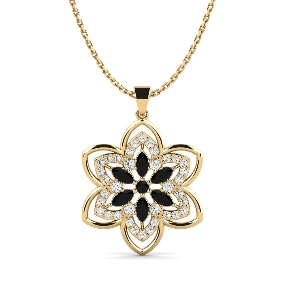 Mixed Black Onyx Pendant Epali
