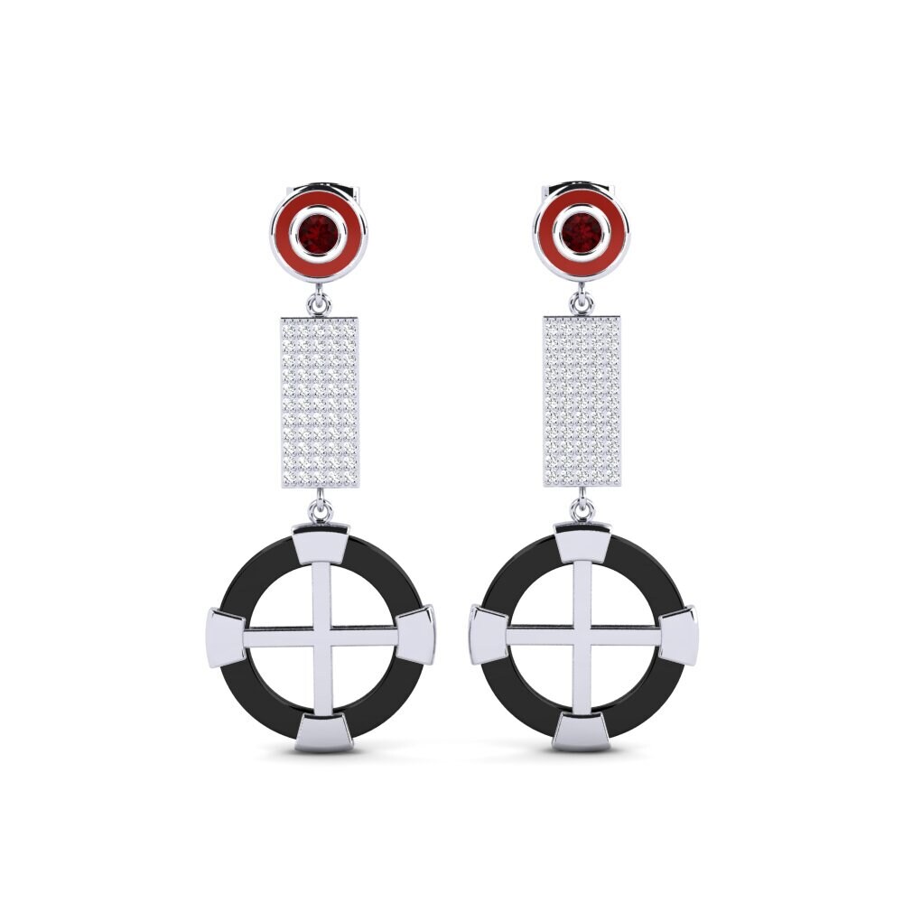 Garnet Women's Earring Erald