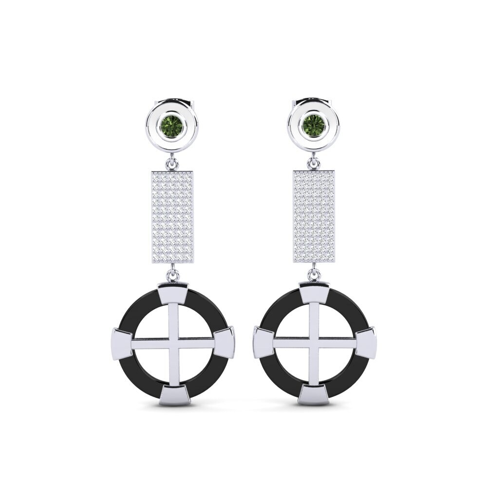 Green Sapphire Women's Earring Erald