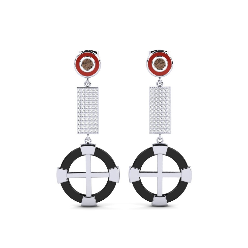 Smoky Quartz Women's Earring Erald