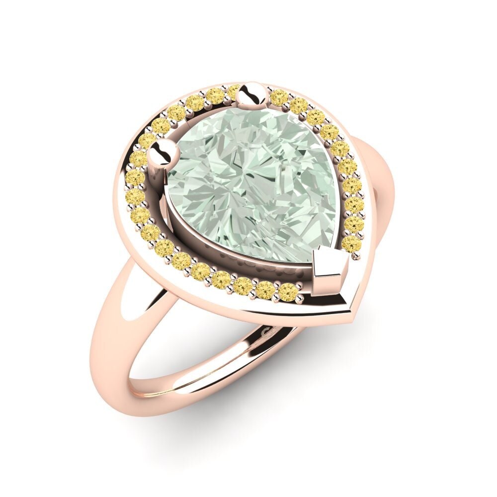 18ct Rose Gold Engagement Ring Eranthe