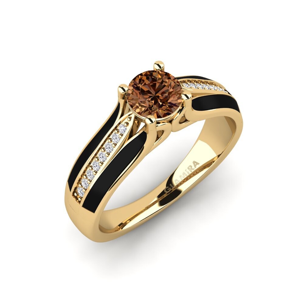Brown Diamond Engagement Ring Basilia
