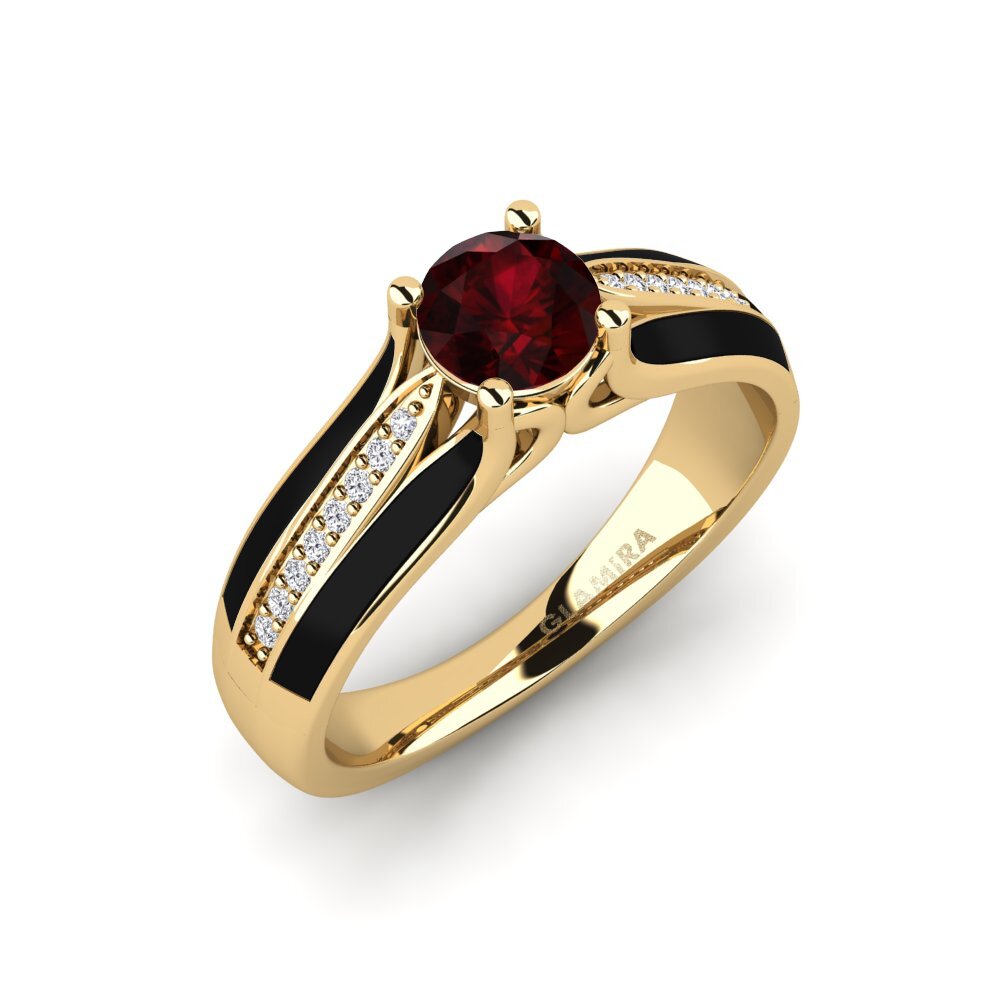 Garnet Engagement Ring Basilia