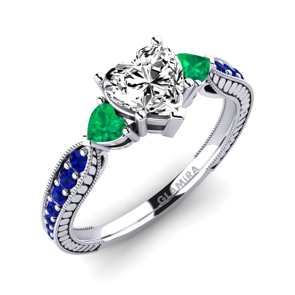 Moissanite Engagement Ring Erica