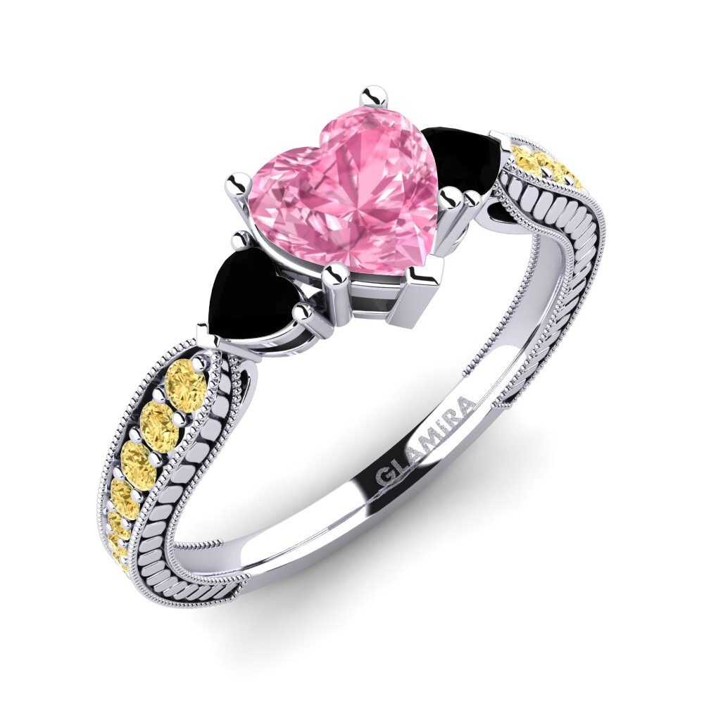 Zafiro Rosado Anillo de compromiso Erica