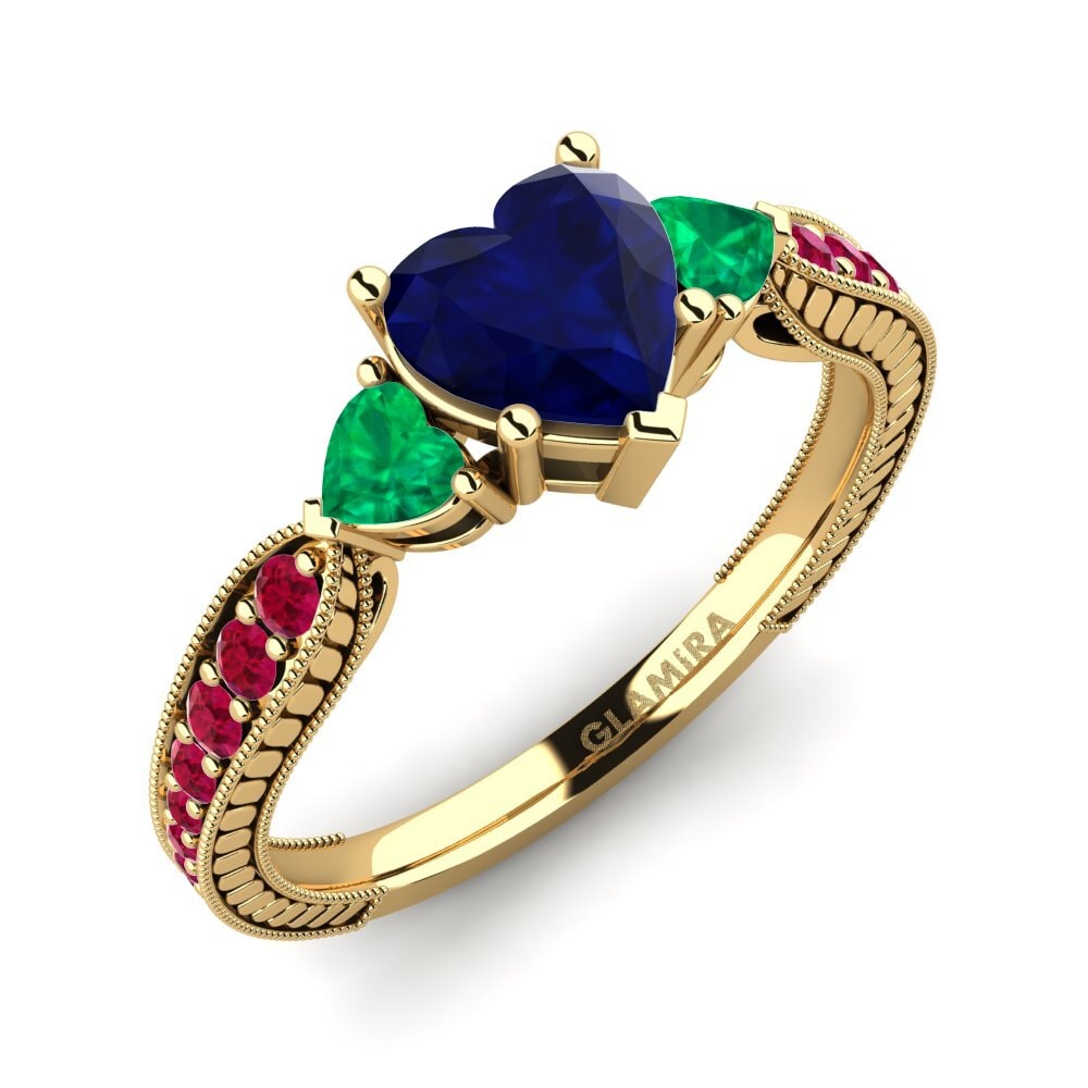9ct Yellow Gold Engagement Ring Erica