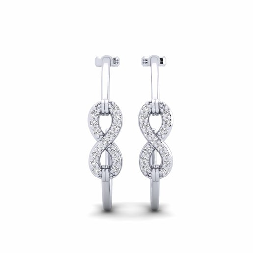 Earring Eriline 925 Silver & Diamond
