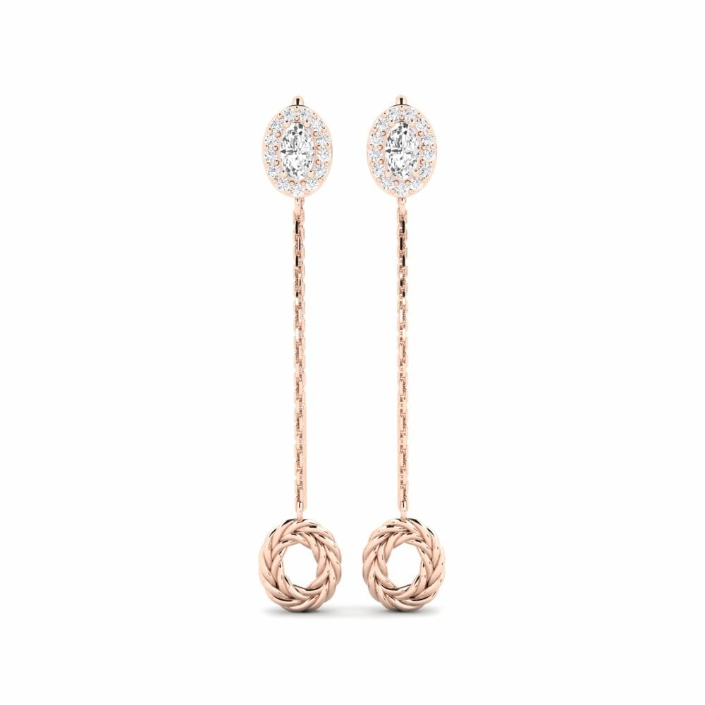 14k Rose Gold Women's Earring Errugabea