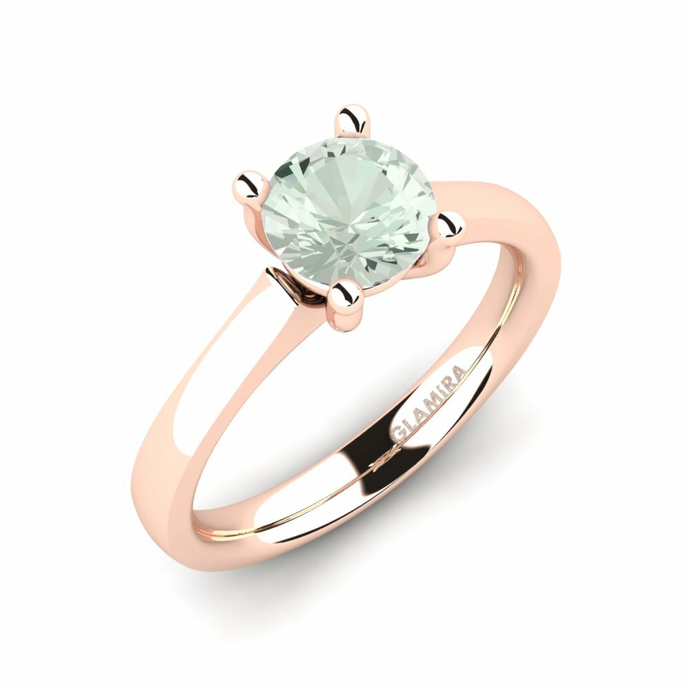 Groene Amethist Verlovingsring Ersilia 1.0 crt