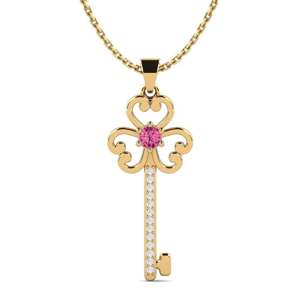 Pink Tourmaline Women's Pendant Ervena
