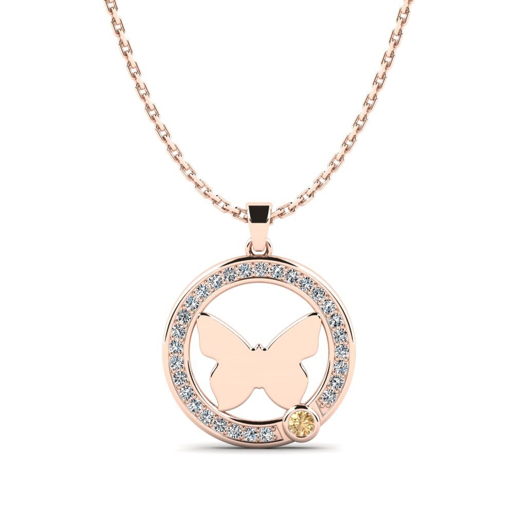 Brown Diamond Women's Pendant Eryth