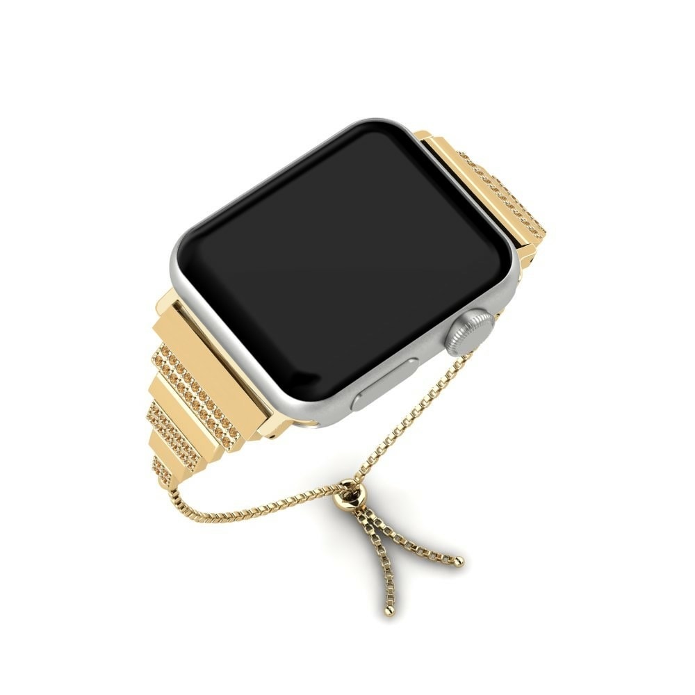 Brown Diamond Apple Watch® Strap Escapement - B