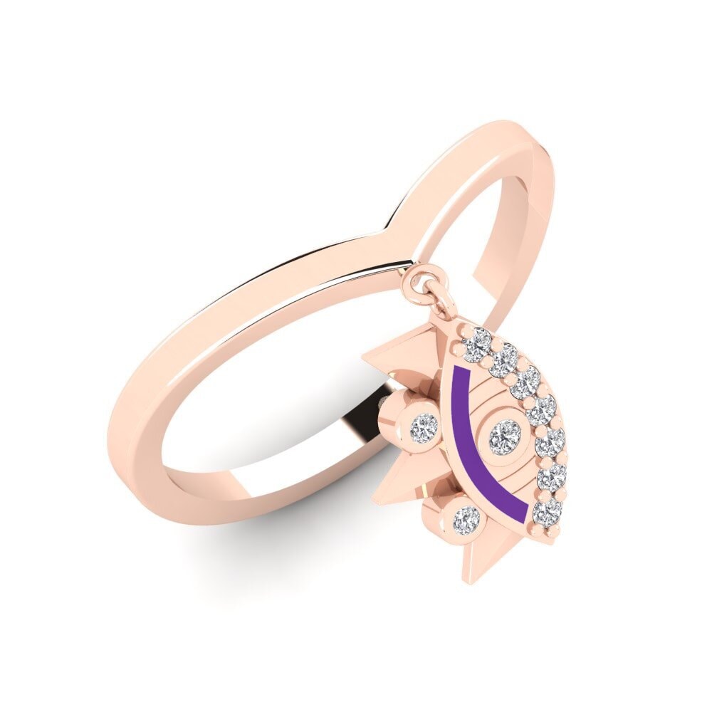 14ct Rose Gold Ring Escudona