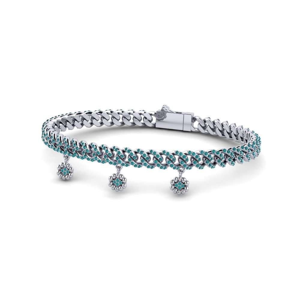 Blue Diamond Women's Bracelet Eshing