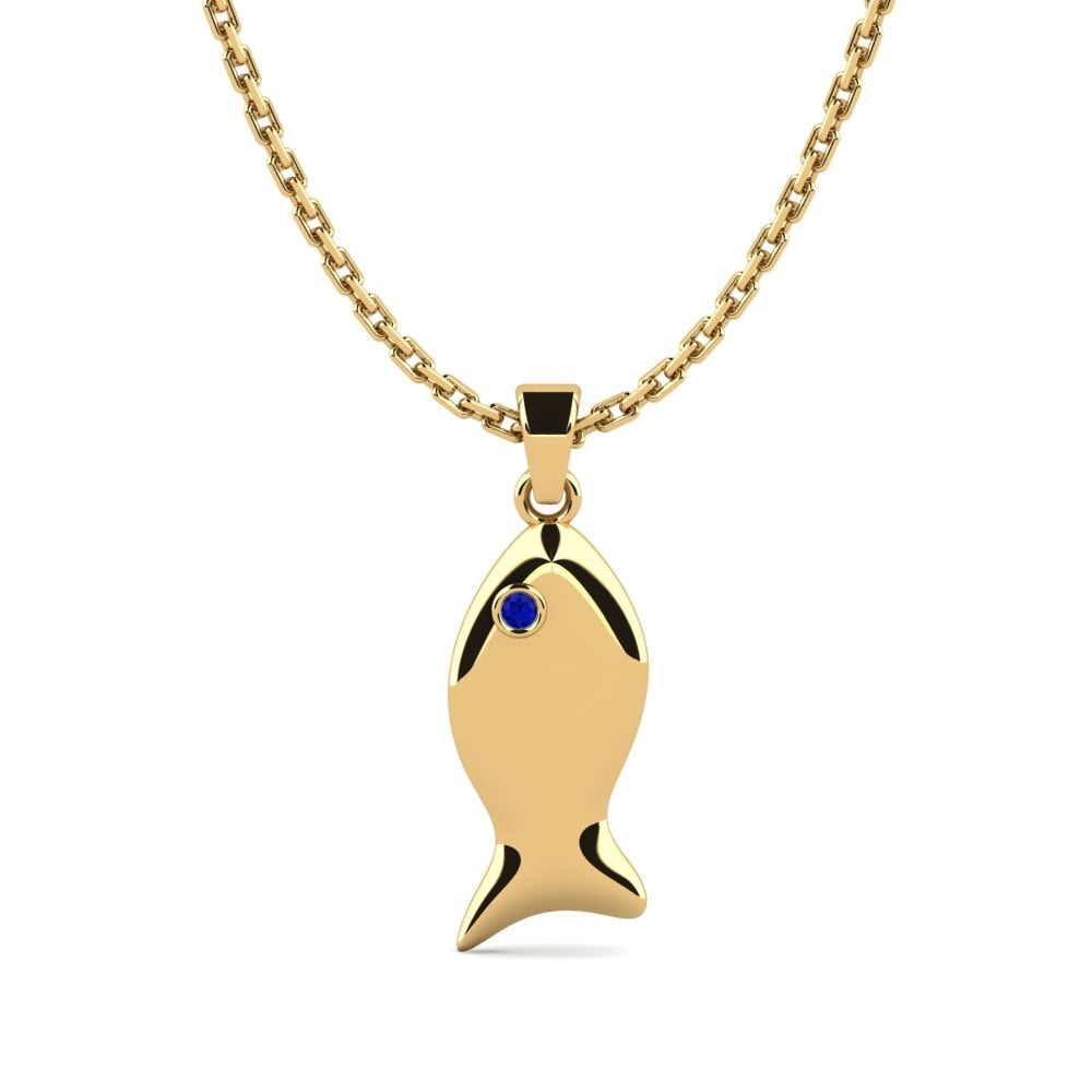 Sapphire Women's Pendant Esinamow