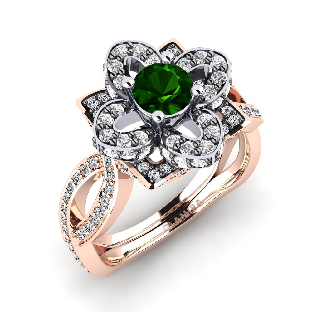 Green Tourmaline Engagement Ring Essie