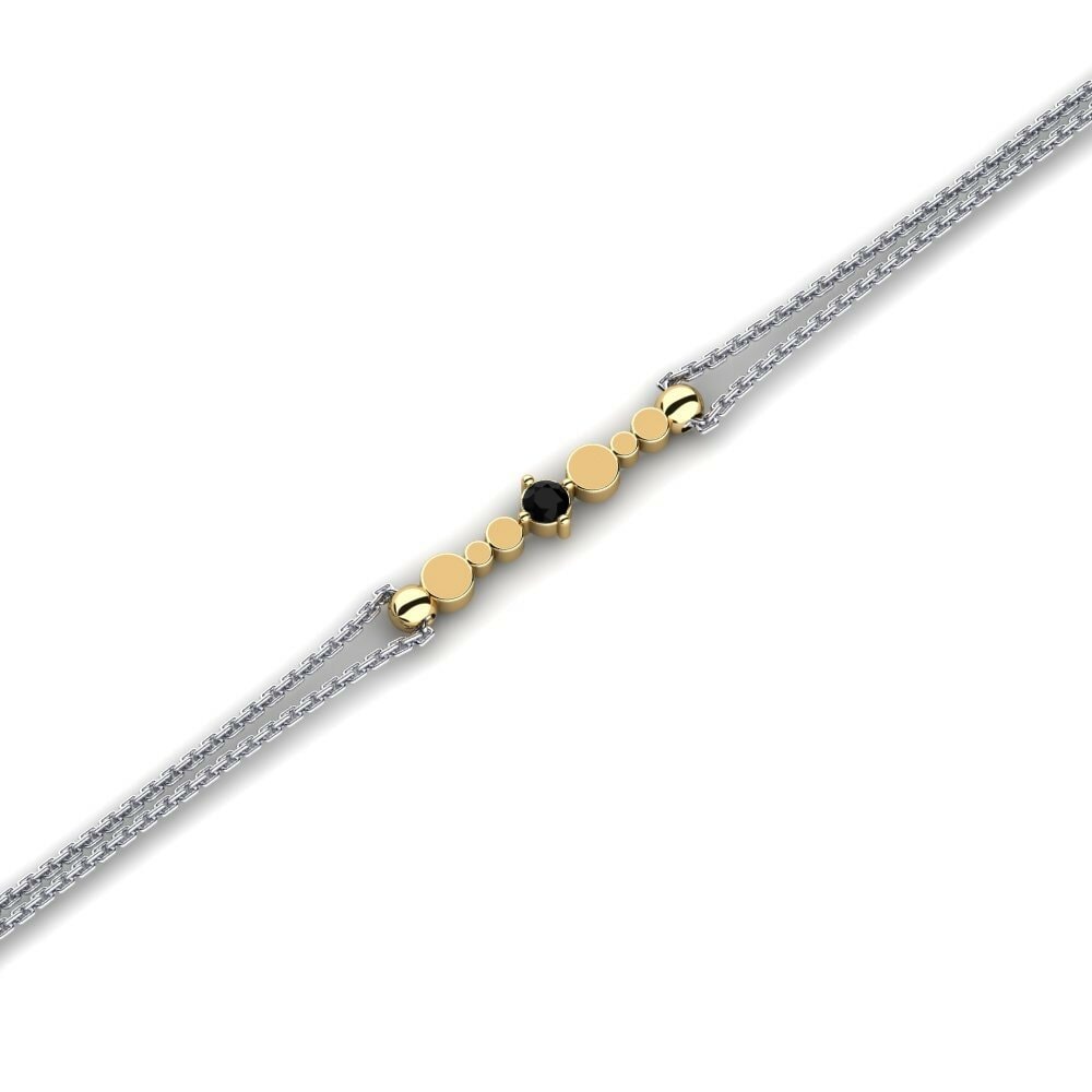 Pulsera Estate 18k Oro Blanco / Amarillo