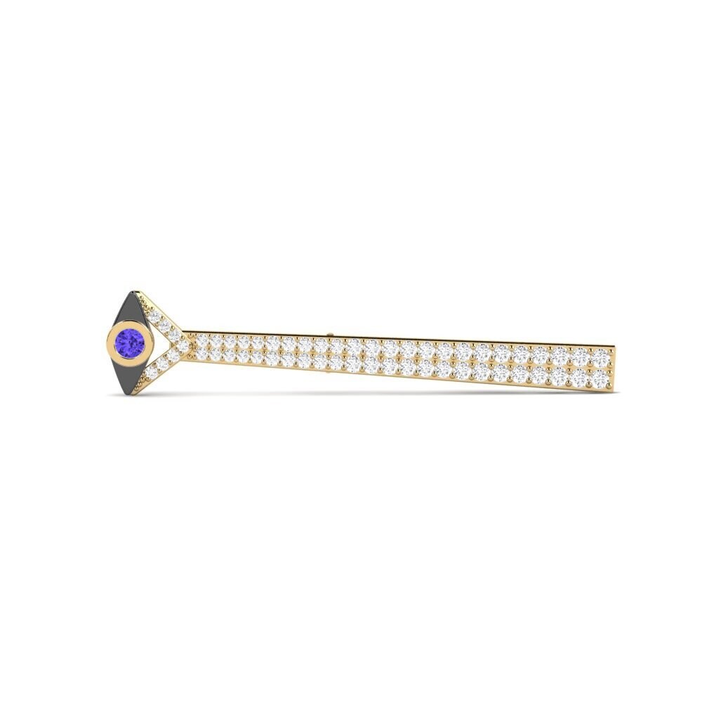Tanzanite Hair Clip Estlife