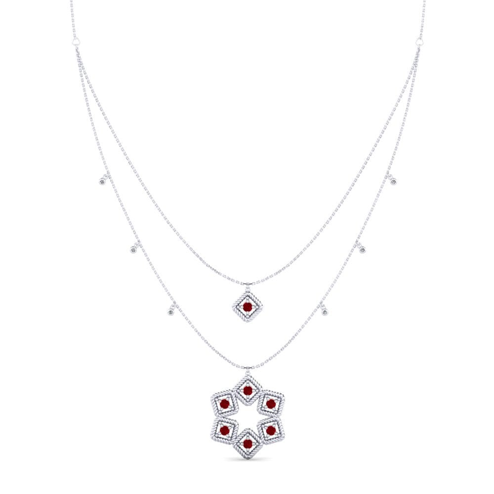 Circonita Roja Collar de Mujer Ethas