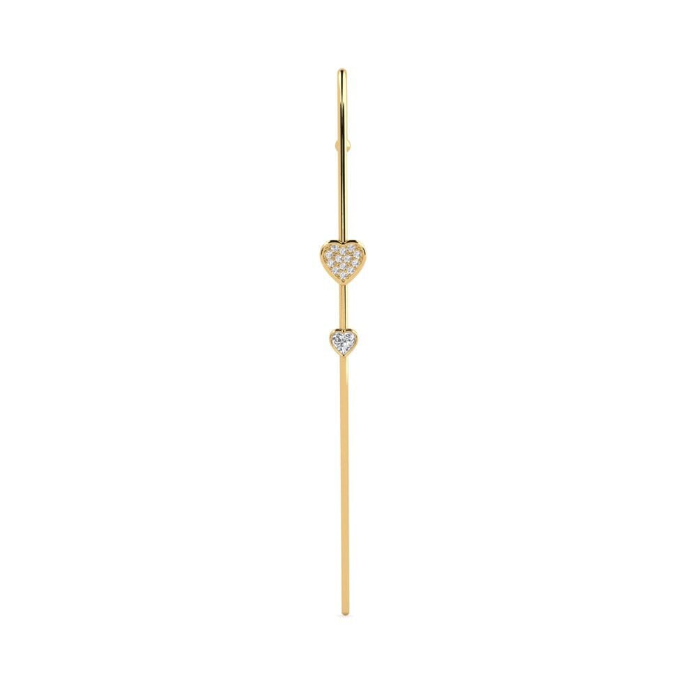 9ct Yellow Gold Lab Grown Diamond Ear Piercing Etirhpen