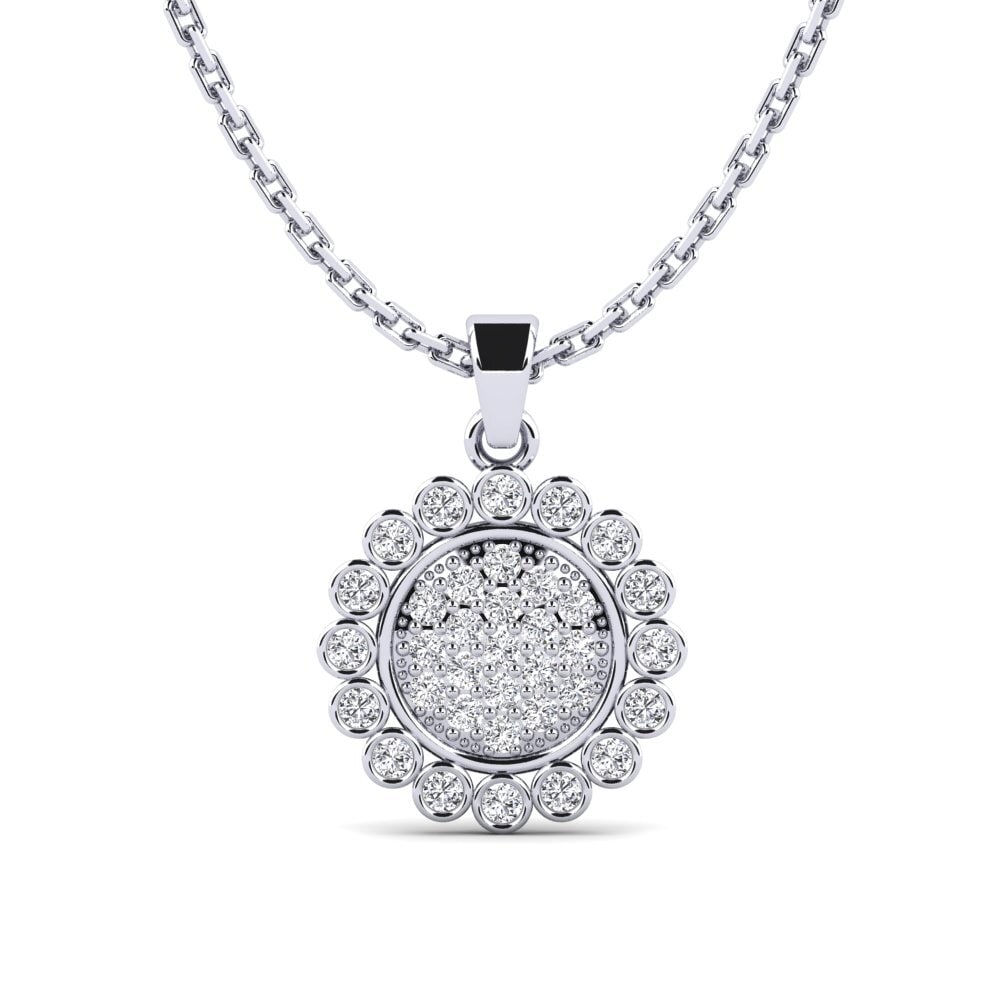 Pendentif Femme Or 9k 375/1000 Avec Diamant 0.07 Carat Et Morganite - 15mmx9mm - Neuf Avec étiquettes