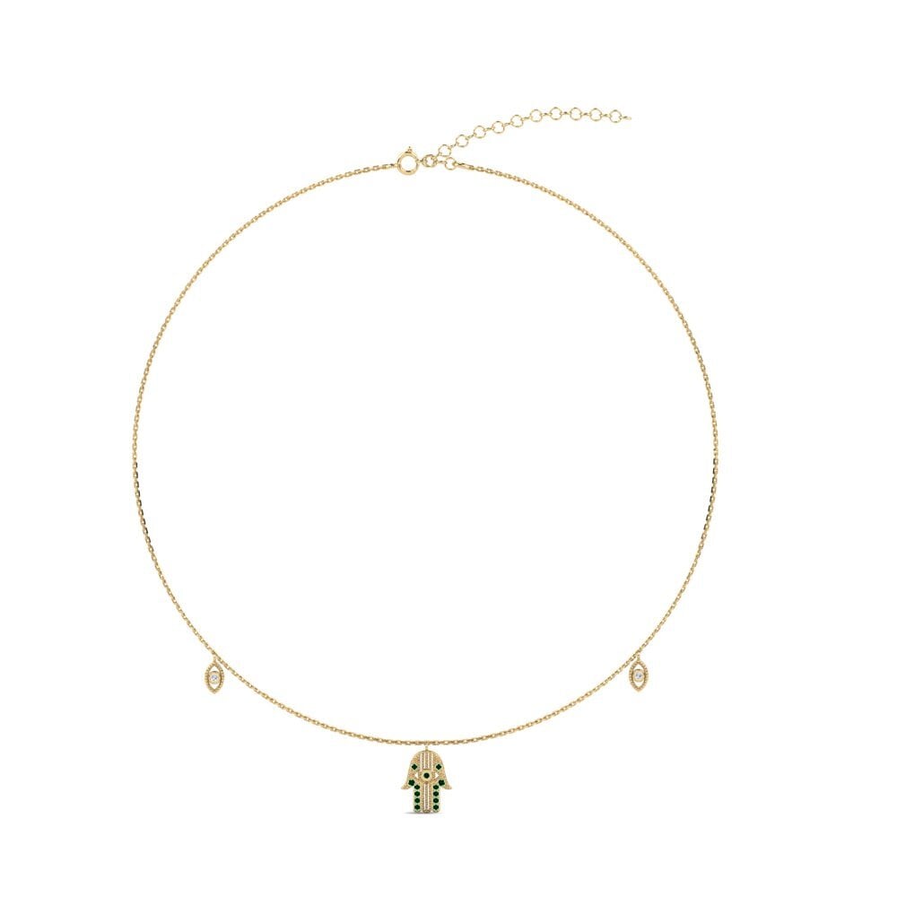 Circonita Verde Collar Gargantilla de Mujer Eunoia
