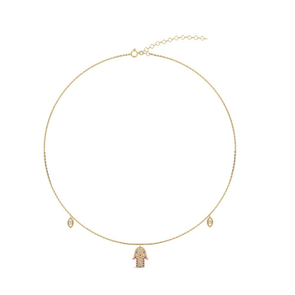 Rhodolite Garnet Women's Choker Necklace Eunoia