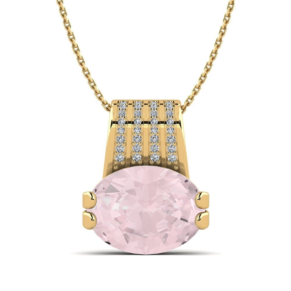 Rose Quartz Women's Pendant Euterpe