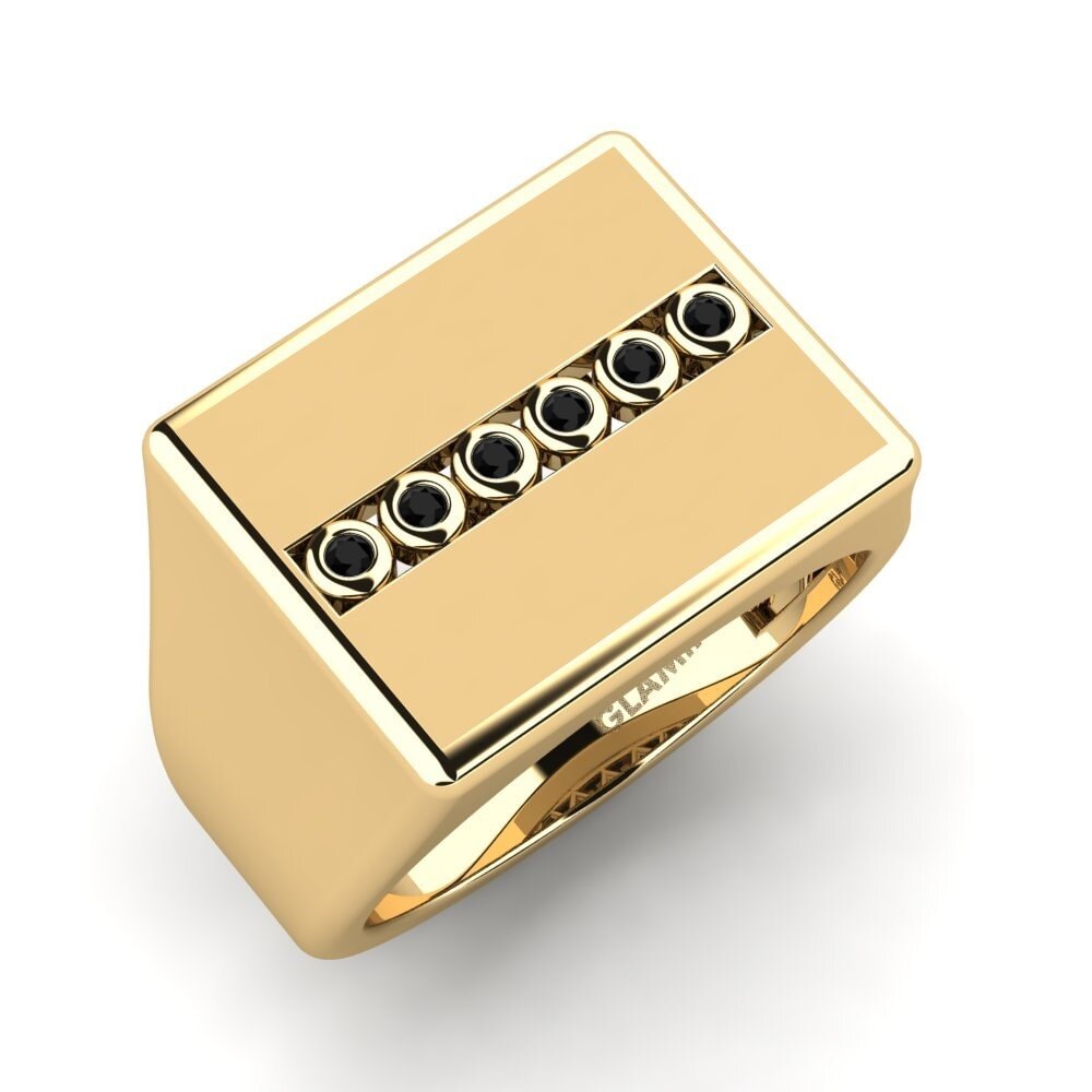 Diamant Noir Anneau rose Evager