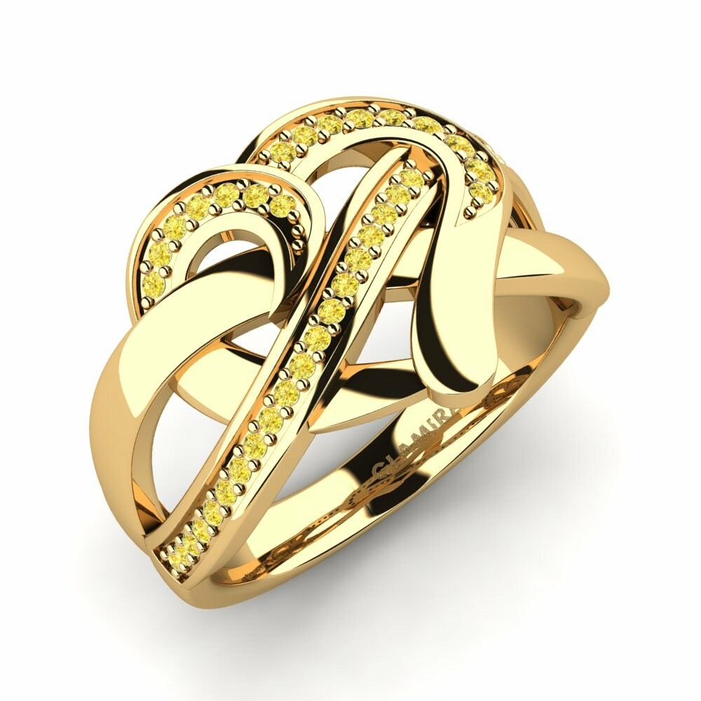 Yellow Sapphire Ring Evelina