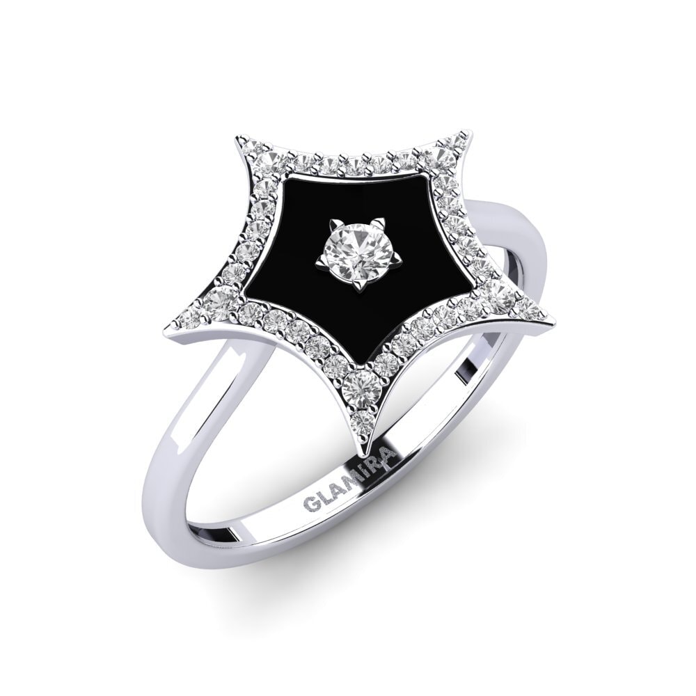 White sapphire Ring Eveningstar
