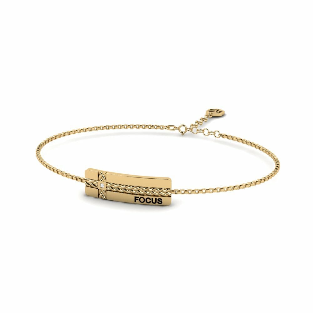 Oro Giallo 750 Bracciale da uomo Eventide