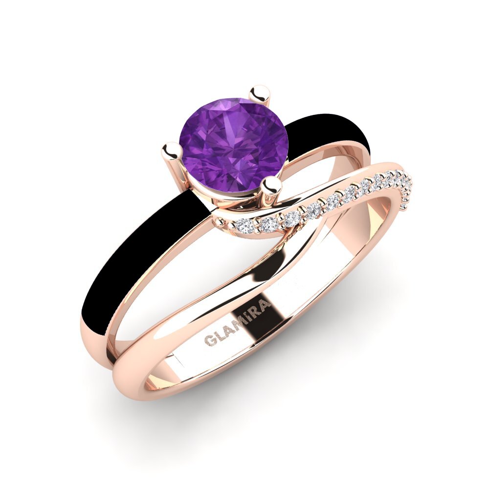 Amethyst Engagement Ring Everg