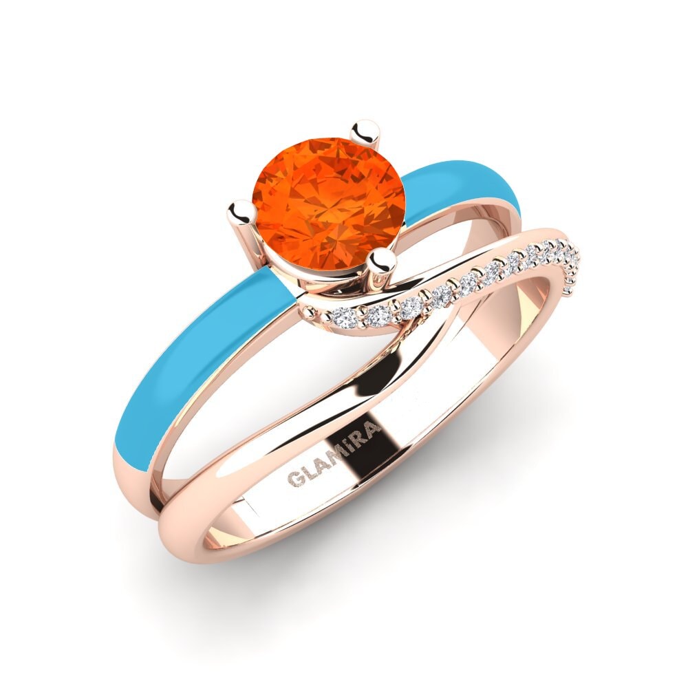 Fire Opal Engagement Ring Everg