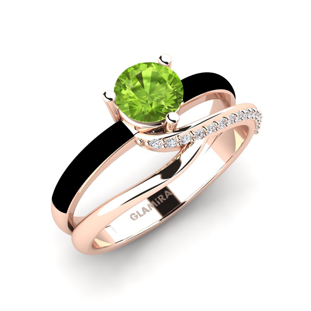 Peridot Engagement Ring Everg