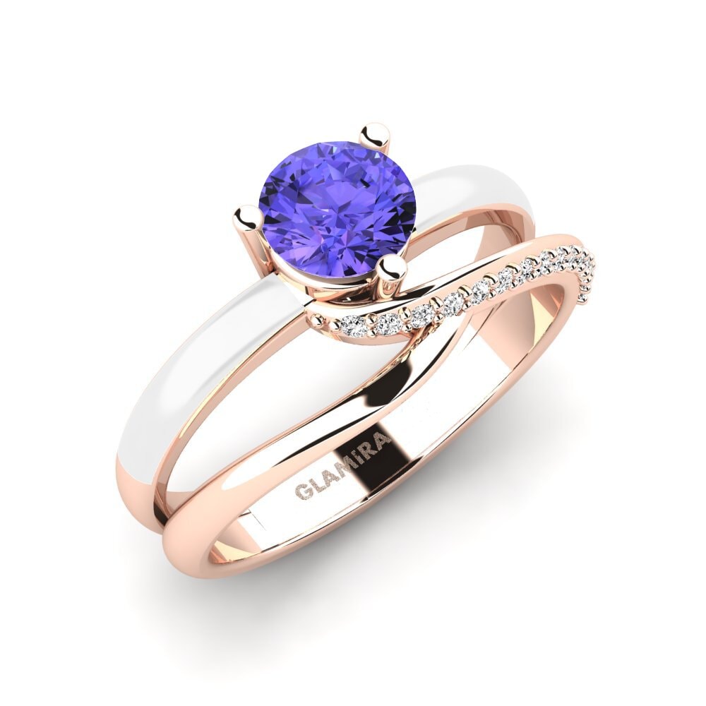 Tanzanita Anillo de compromiso Everg