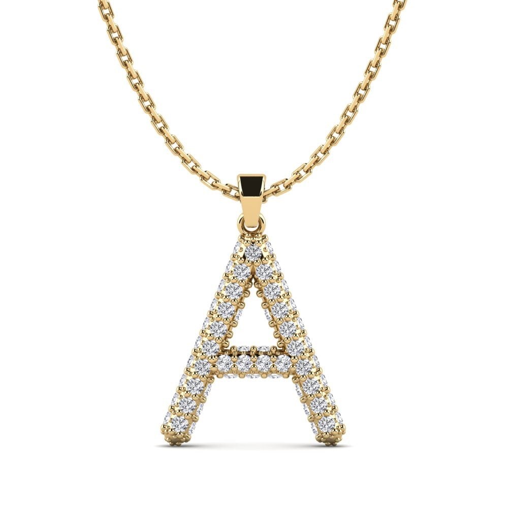 Diamant Damen anhänger Exeren - A