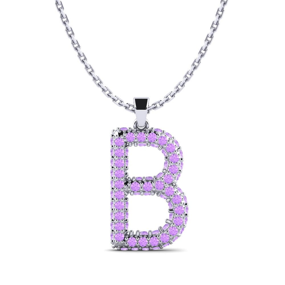 Amethyst Damen anhänger Exeren - B