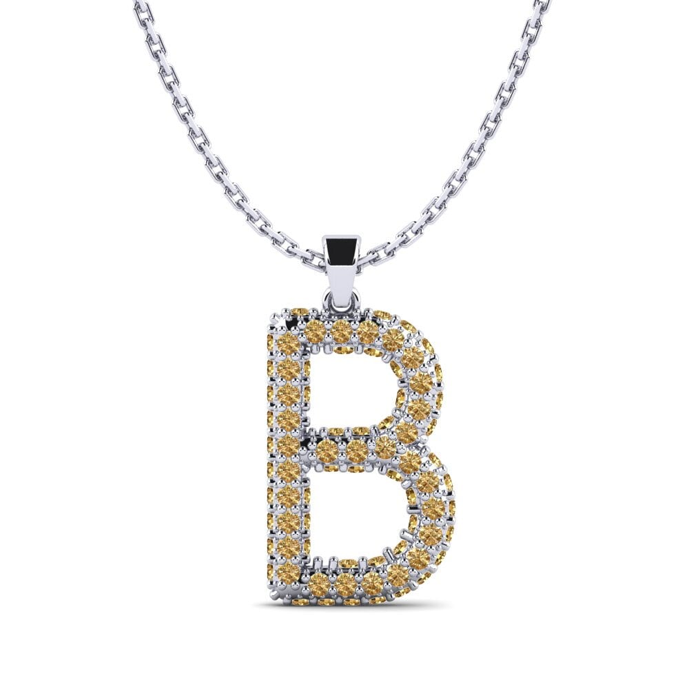 Brauner Diamant Damen anhänger Exeren - B