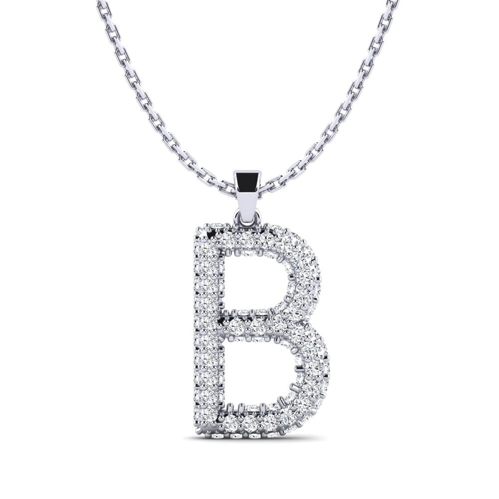 Zirkonia Damen anhänger Exeren - B