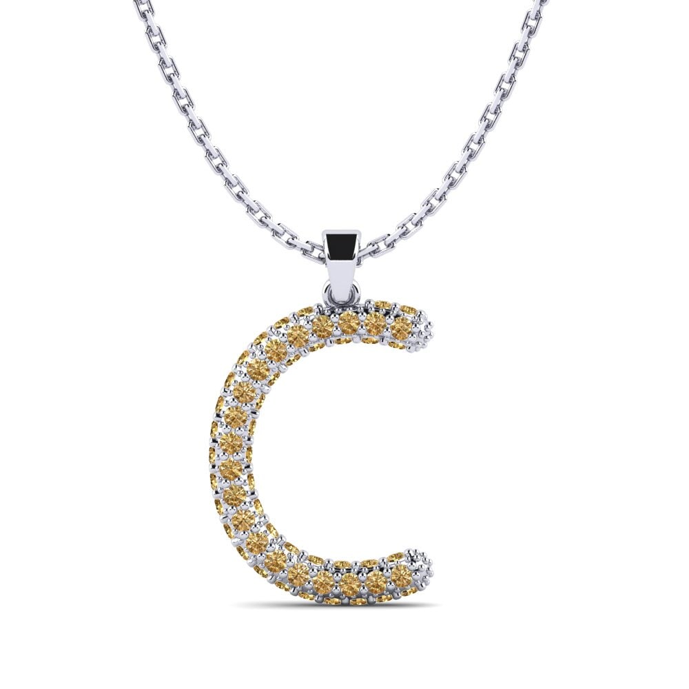 Brauner Diamant Damen anhänger Exeren - C