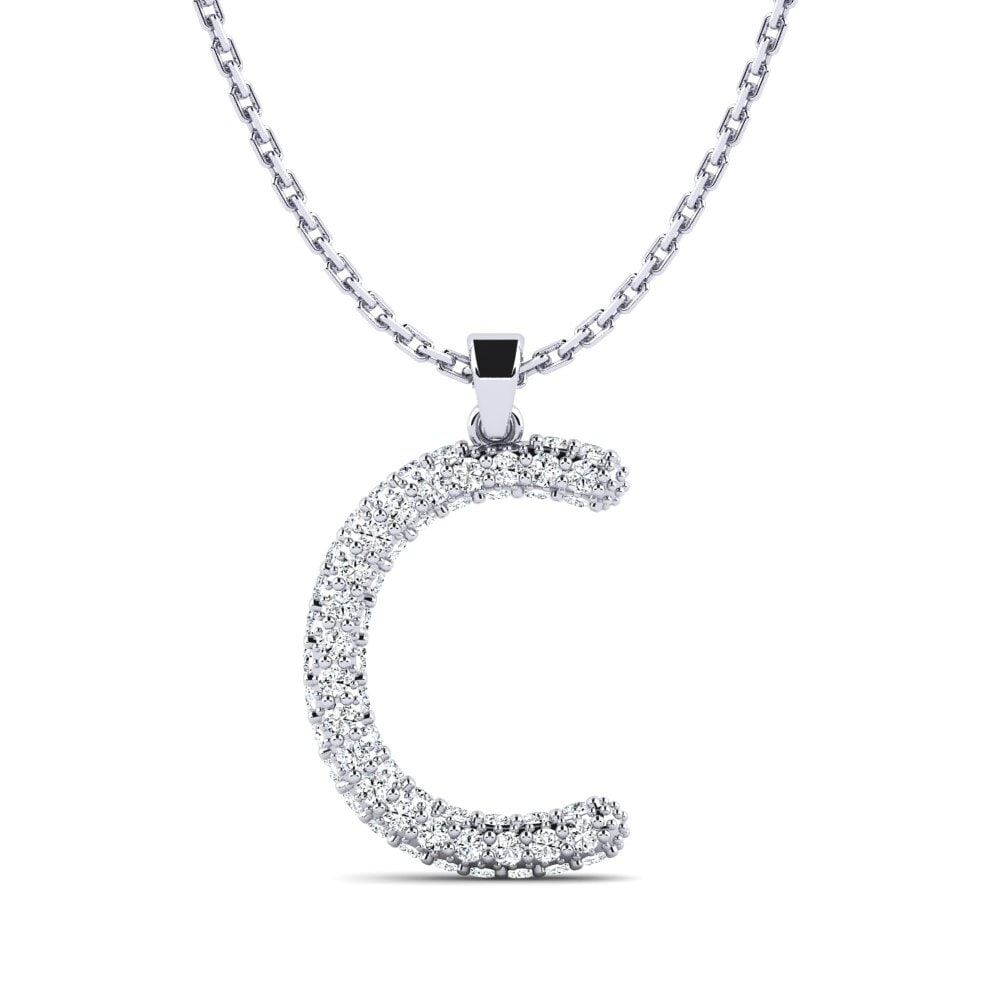 Zirkonia Damen anhänger Exeren - C