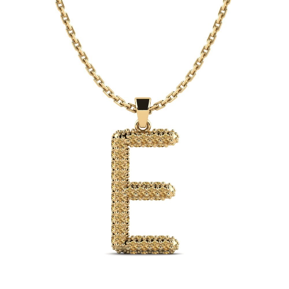 Brauner Diamant Damen anhänger Exeren - E