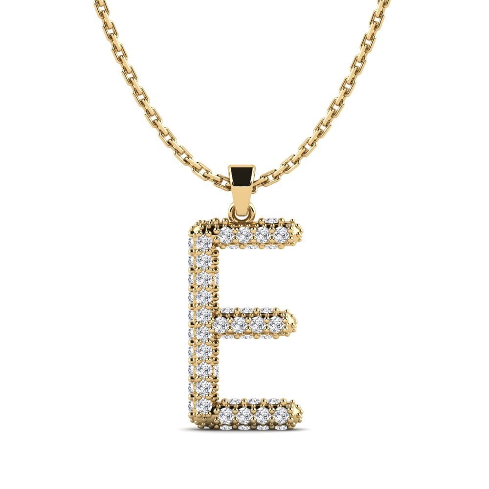 Round Diamond Women's Pendant Exeren - E