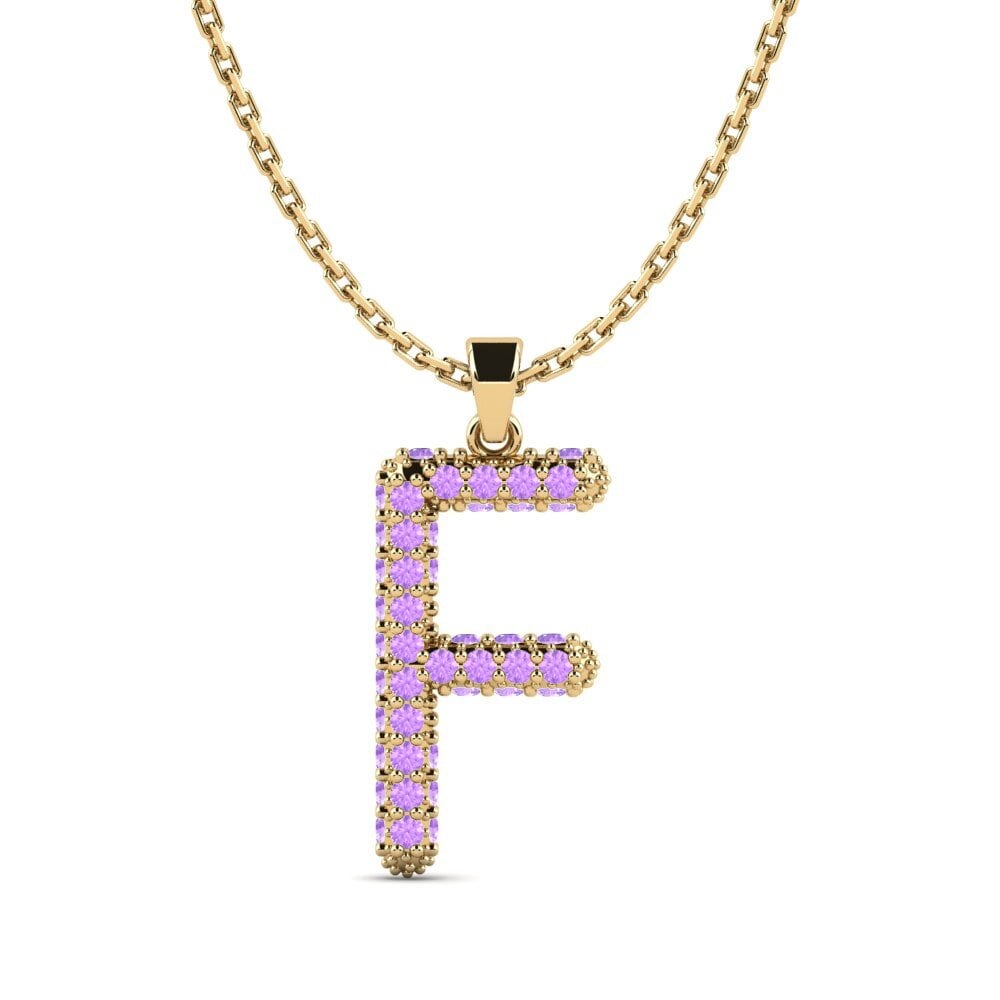 Amethyst Damen anhänger Exeren - F