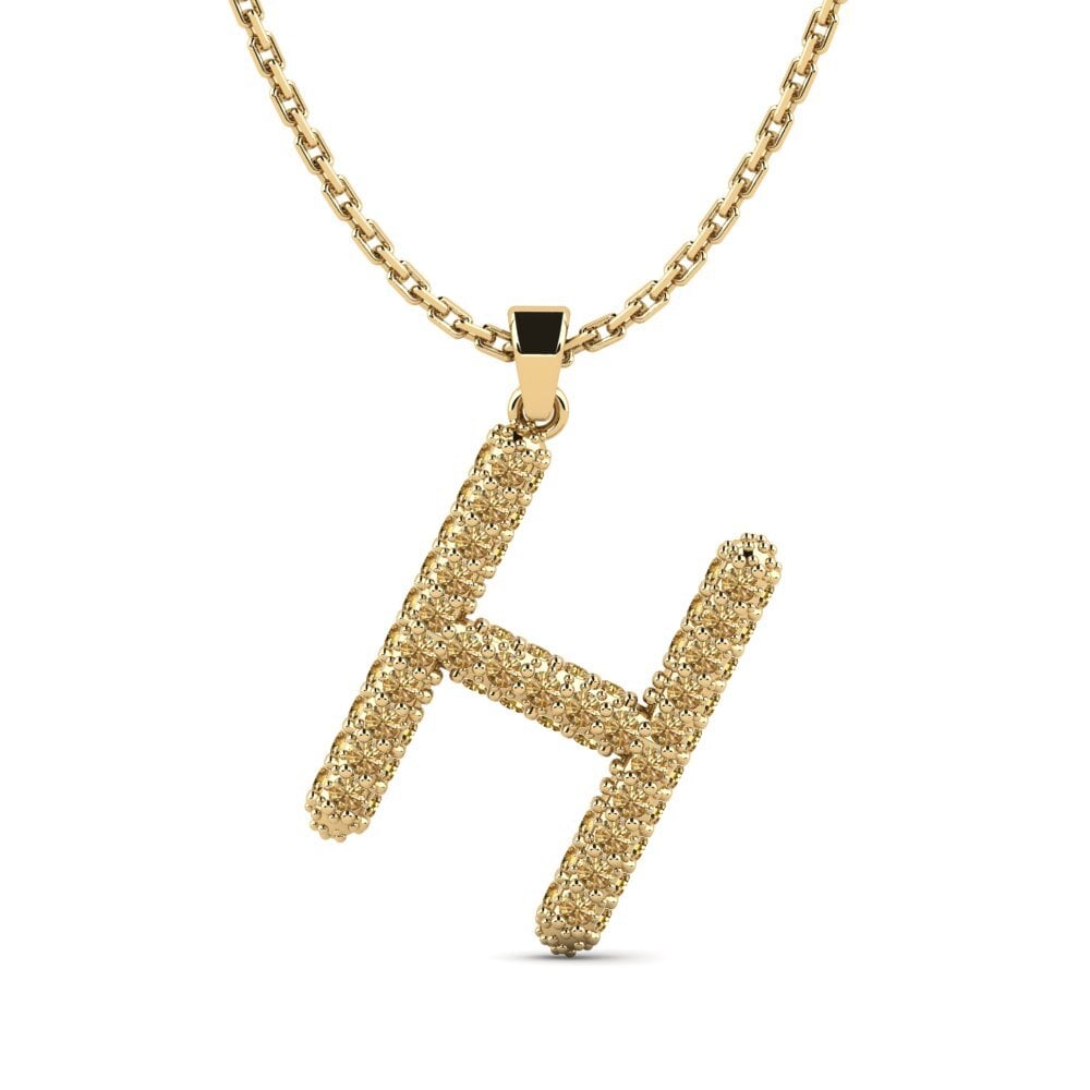 Brauner Diamant Damen anhänger Exeren - H