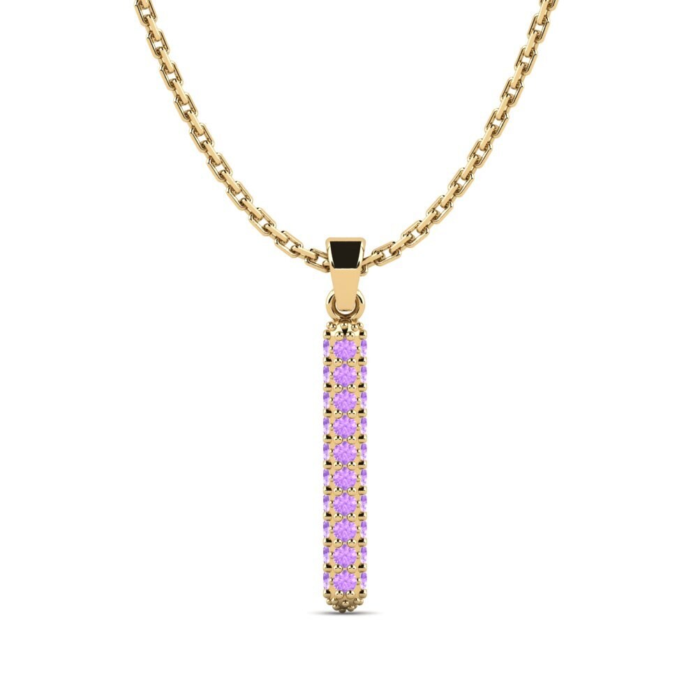 Amethyst Damen anhänger Exeren - I