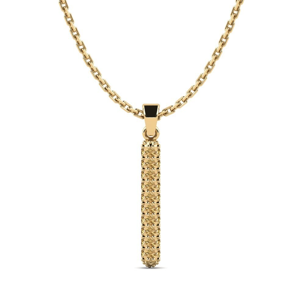Brauner Diamant Damen anhänger Exeren - I