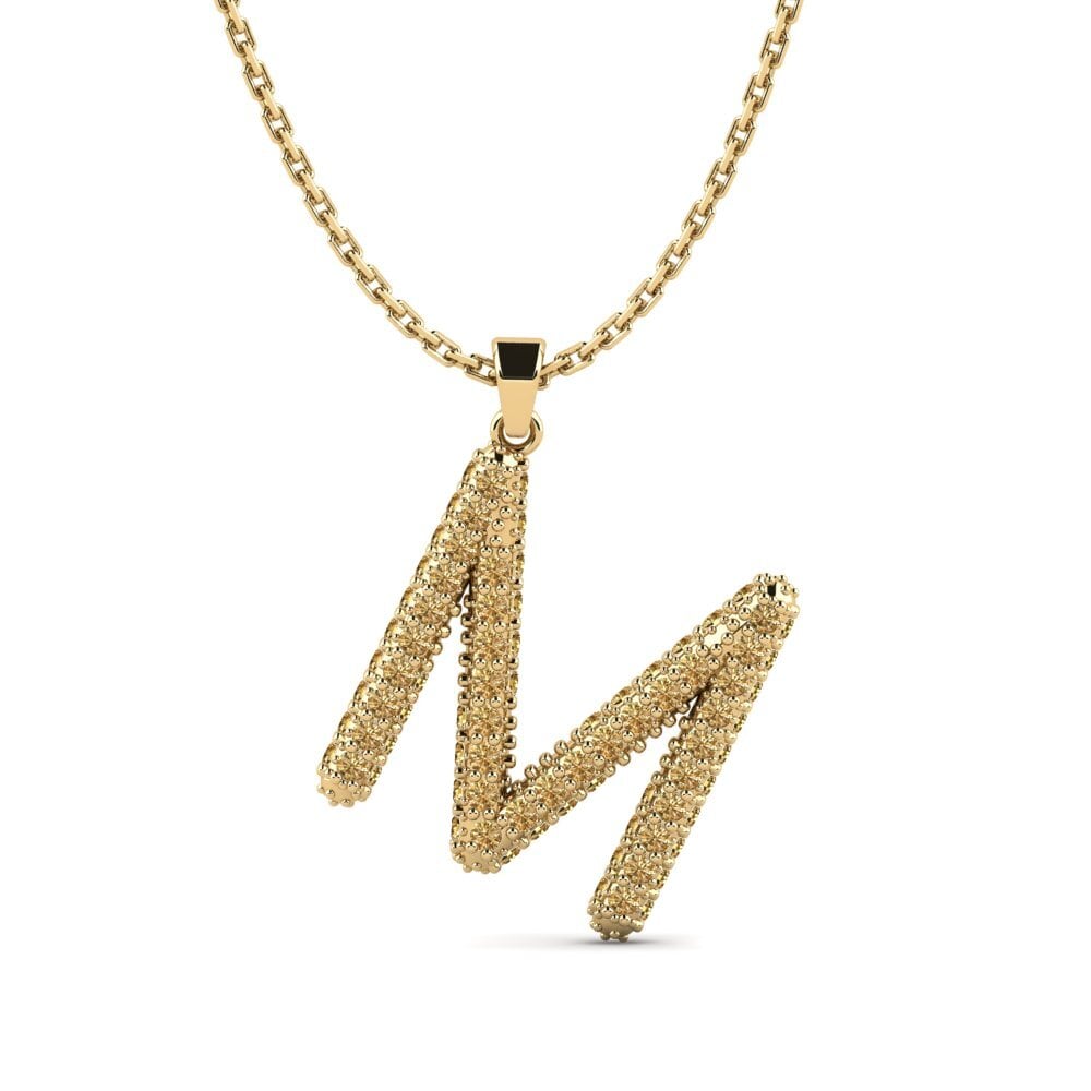Brauner Diamant Damen anhänger Exeren - M